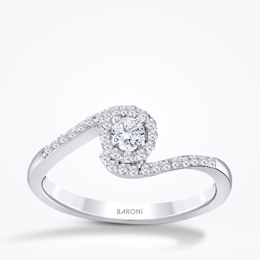 0.32 Karat Pırlanta Tektaş Trend Yüzük - Baroni Diamond