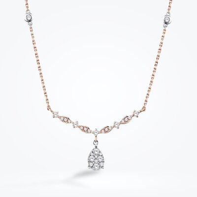 0.32 Karat Pırlanta Trend Kolye - 1