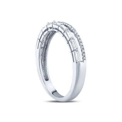 0.33 Karat Pırlanta Baget Yarımtur Yüzük - Baroni Diamond (1)