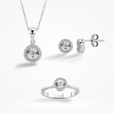 0.33 Karat Pırlanta Mini Set 