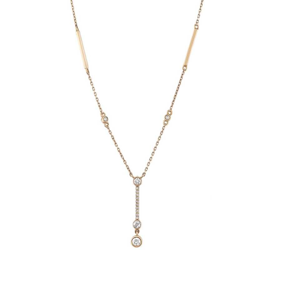 0.33 Karat Pırlanta Rose Taşlı Kolye