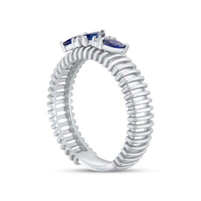 0.33 Karat Pırlanta Safir Yüzük - Baroni Diamond (1)