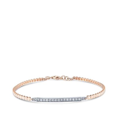 0.34 Karat Pırlanta Rose Kelepçe - 1