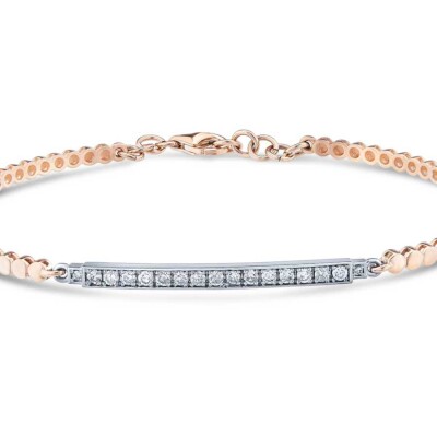 0.34 Karat Pırlanta Rose Kelepçe - 2
