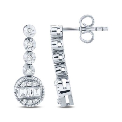 0.32 Karat Pırlanta Baget Küpe - Baroni Diamond (1)