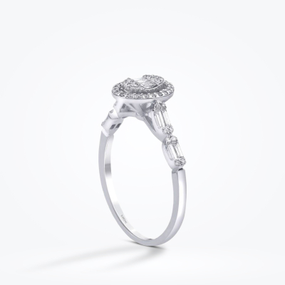 0.35 Karat Pırlanta Baget Yüzük - Baroni Diamond (1)