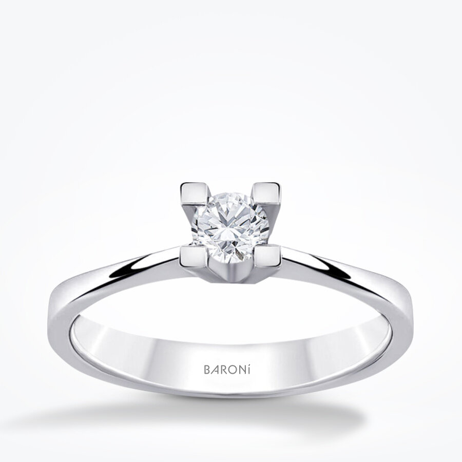 0.35 Karat Pırlanta Tektaş Yüzük - Baroni Diamond