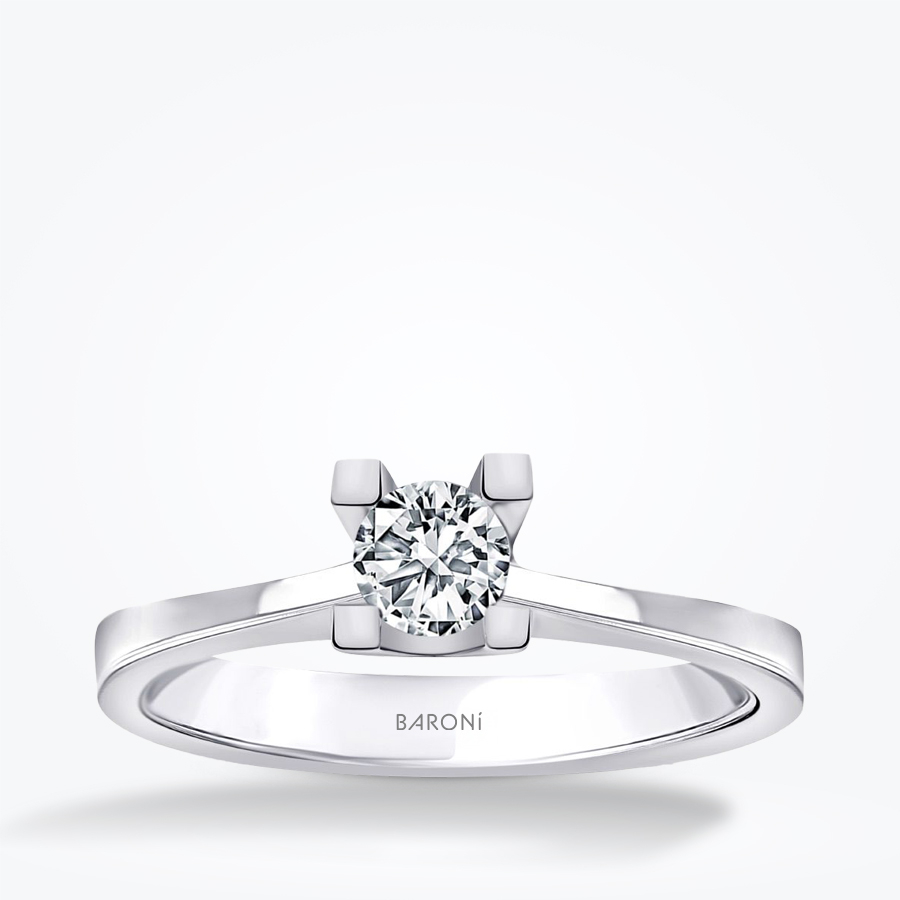 0.35 Karat Pırlanta Tektaş Yüzük - Baroni Diamond