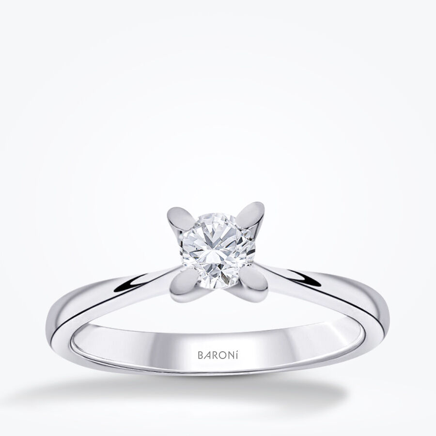 0.35 Karat Pırlanta Tektaş Yüzük - Baroni Diamond