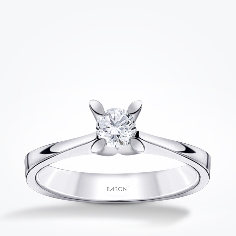 0.35 Karat Pırlanta Tektaş Yüzük - Baroni Diamond