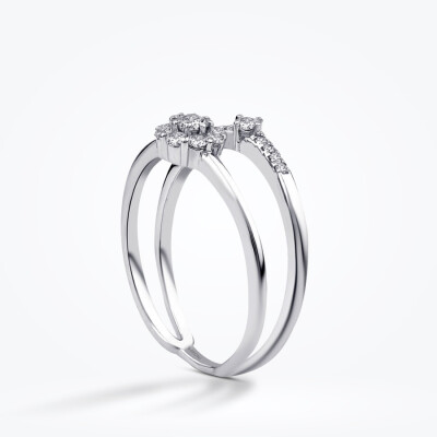 0.35 Karat Pırlanta Trend Yüzük - Baroni Diamond (1)