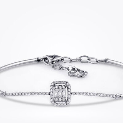 0.36 Karat Pırlanta Baget Kelepçe - Baroni Diamond (1)