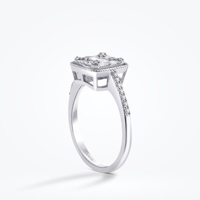 0.36 Karat Pırlanta Baget Yüzük - Baroni Diamond (1)