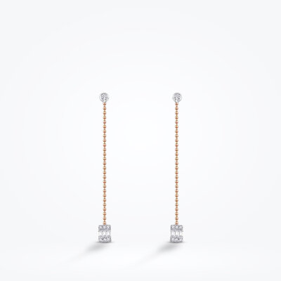 0.37 Karat Pırlanta Baget Trend Küpe - Baroni Diamond (1)