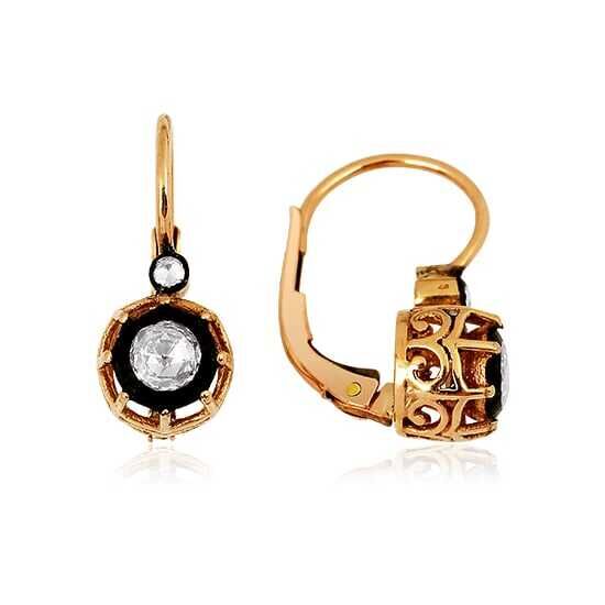 0.38 Karat Elmas Küpe