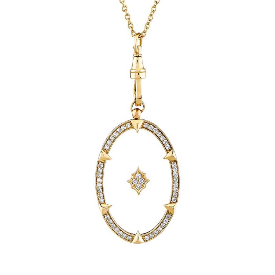 0.38 Karat Pırlanta Cam Kolye - Baroni Diamond