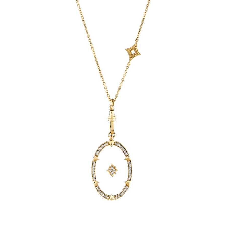 0.38 Karat Pırlanta Cam Kolye - Baroni Diamond