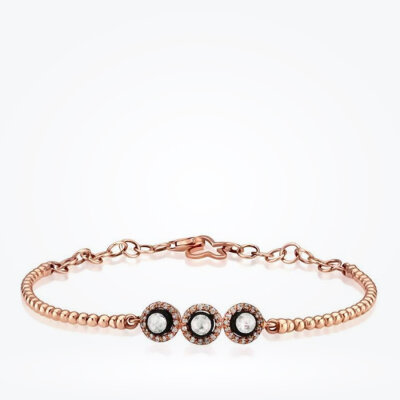 0.39 Karat Elmas Üçtaş Kelepçe - 1