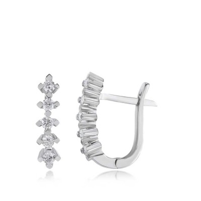 0.39 Karat Pırlanta Beştaş Küpe - Baroni Diamond