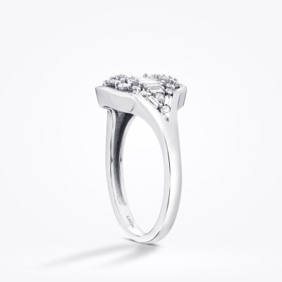 0.40 Karat Pırlanta Baget Trend Yüzük - Baroni Diamond (1)
