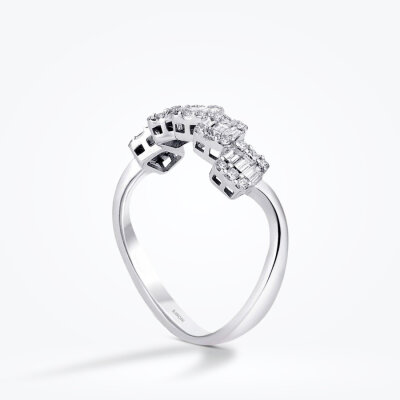 0.40 Karat Pırlanta Baget Yüzük - Baroni Diamond (1)