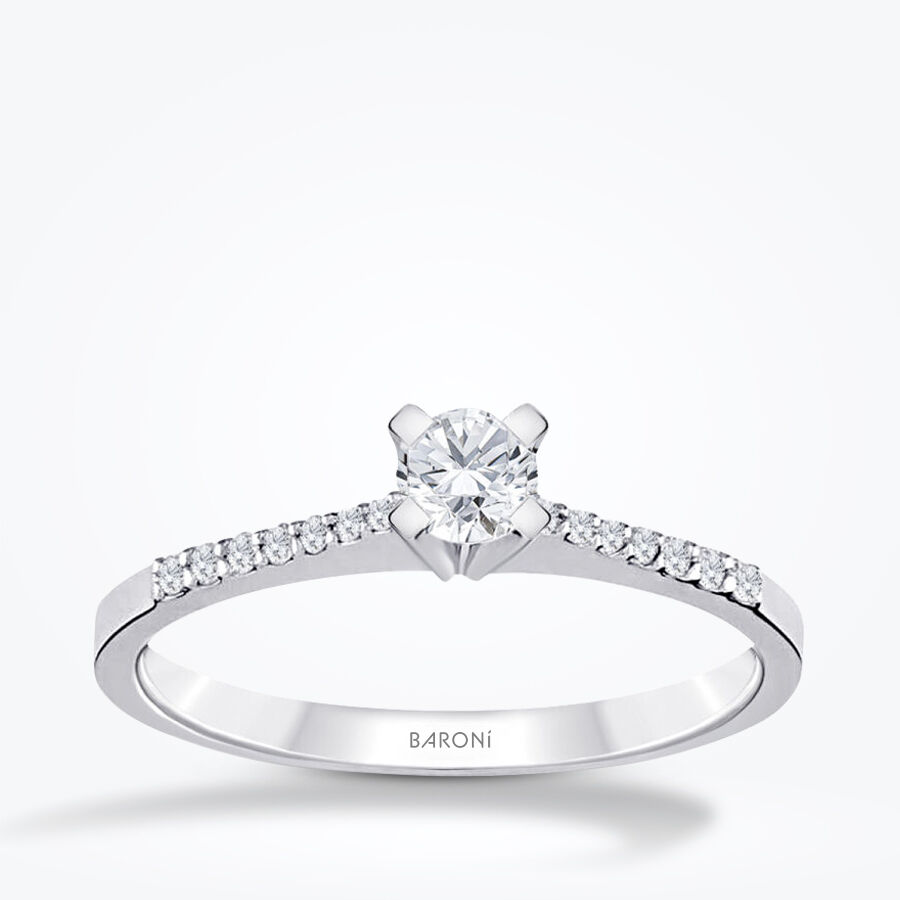 0.40 Karat Pırlanta Tektaş Yüzük - Baroni Diamond