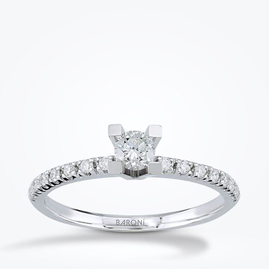 0.40 Karat Pırlanta Tektaş Yüzük - Baroni Diamond