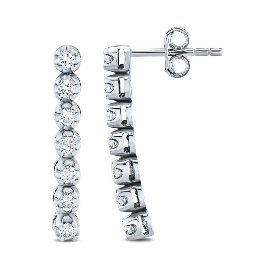 0.41 Karat Pırlanta Trend Küpe