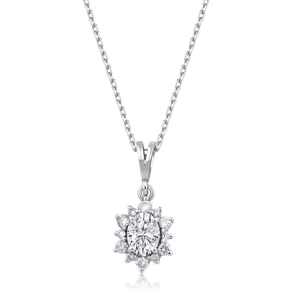 0.42 Karat Pırlanta Trend Kolye - Baroni Diamond
