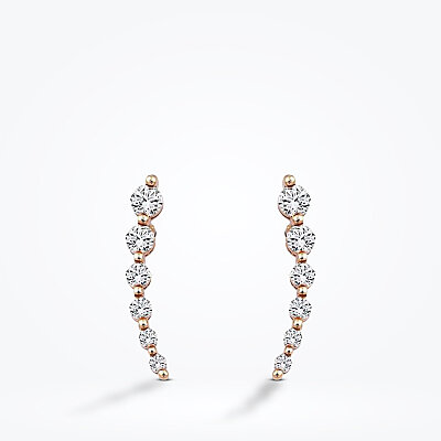 0.42 Karat Pırlanta Trend Küpe - Baroni Diamond (1)