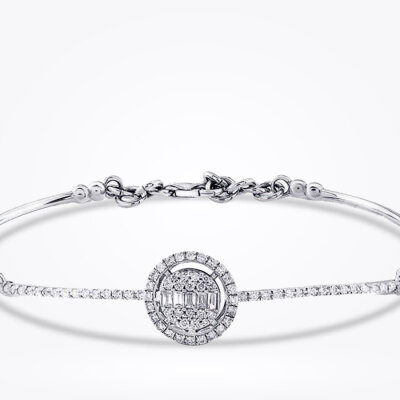 0.43 Karat Pırlanta Baget Kelepçe - Baroni Diamond (1)