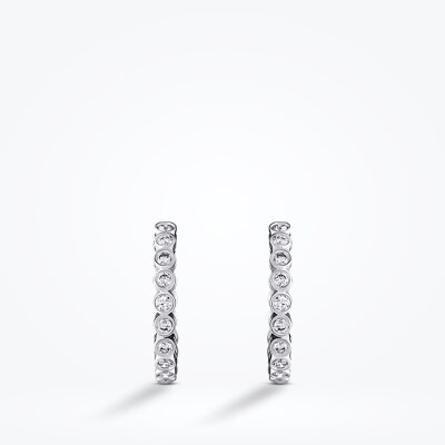 0.43 Karat Pırlanta Baget Küpe - Baroni Diamond (1)