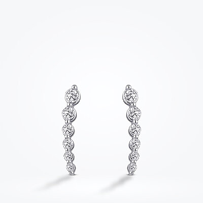 0.43 Karat Pırlanta Trend Küpe - Baroni Diamond (1)