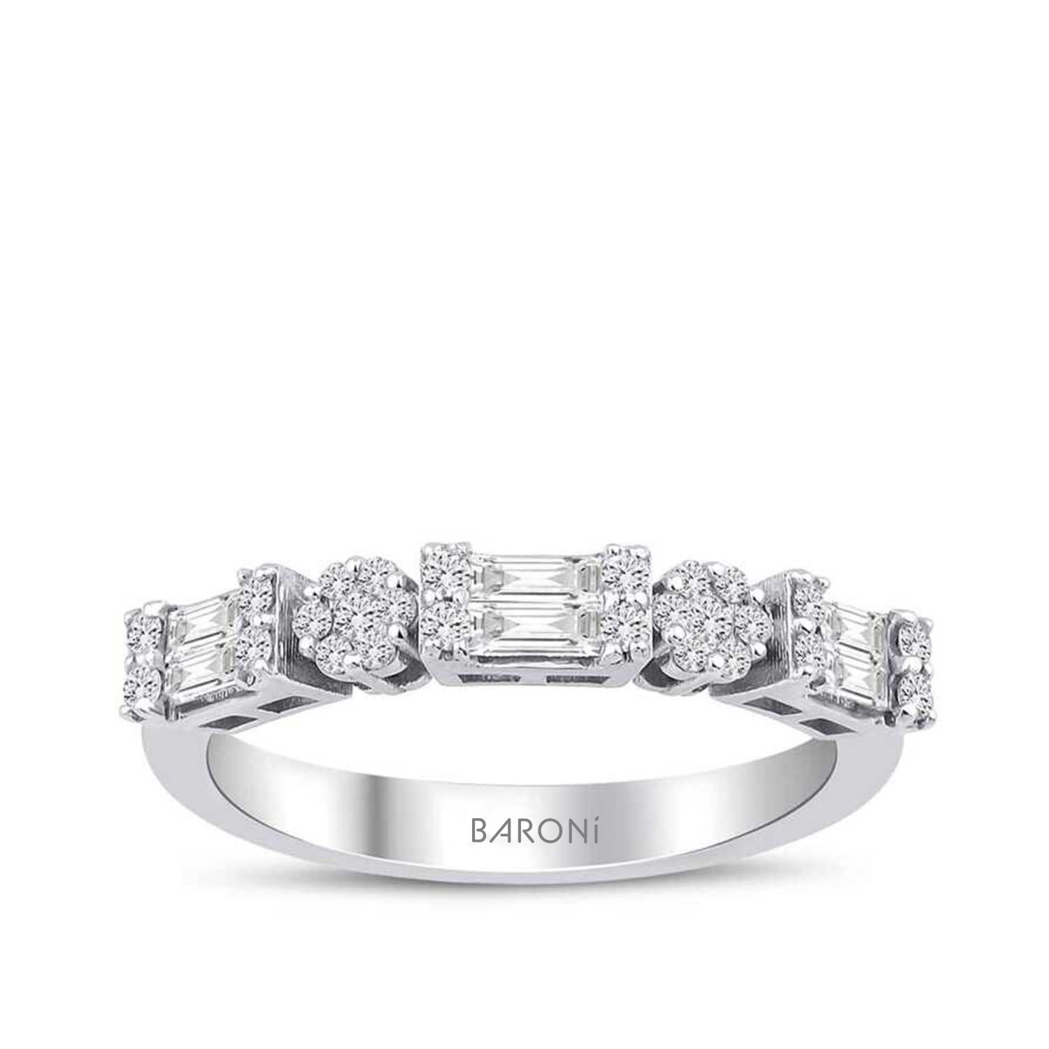 0.44 Karat Pırlanta Baget Yüzük - Baroni Diamond