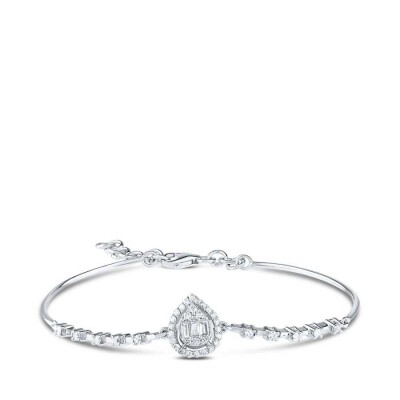 0.45 Karat Pırlanta Damla Baget Kelepçe - 1