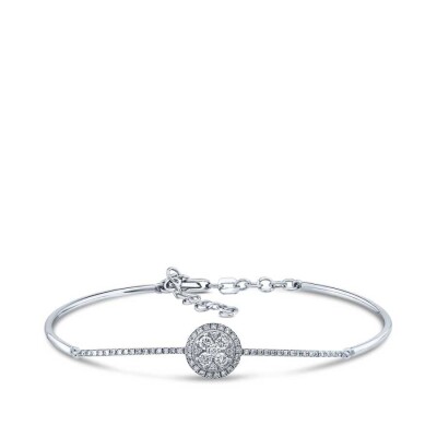 0.45 Karat Pırlanta Kelepçe - 1