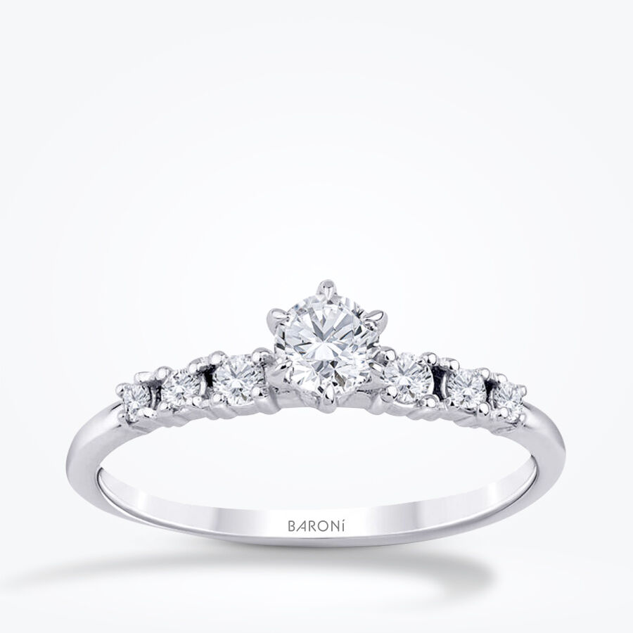 0.45 Karat Pırlanta Tektaş Yüzük - Baroni Diamond
