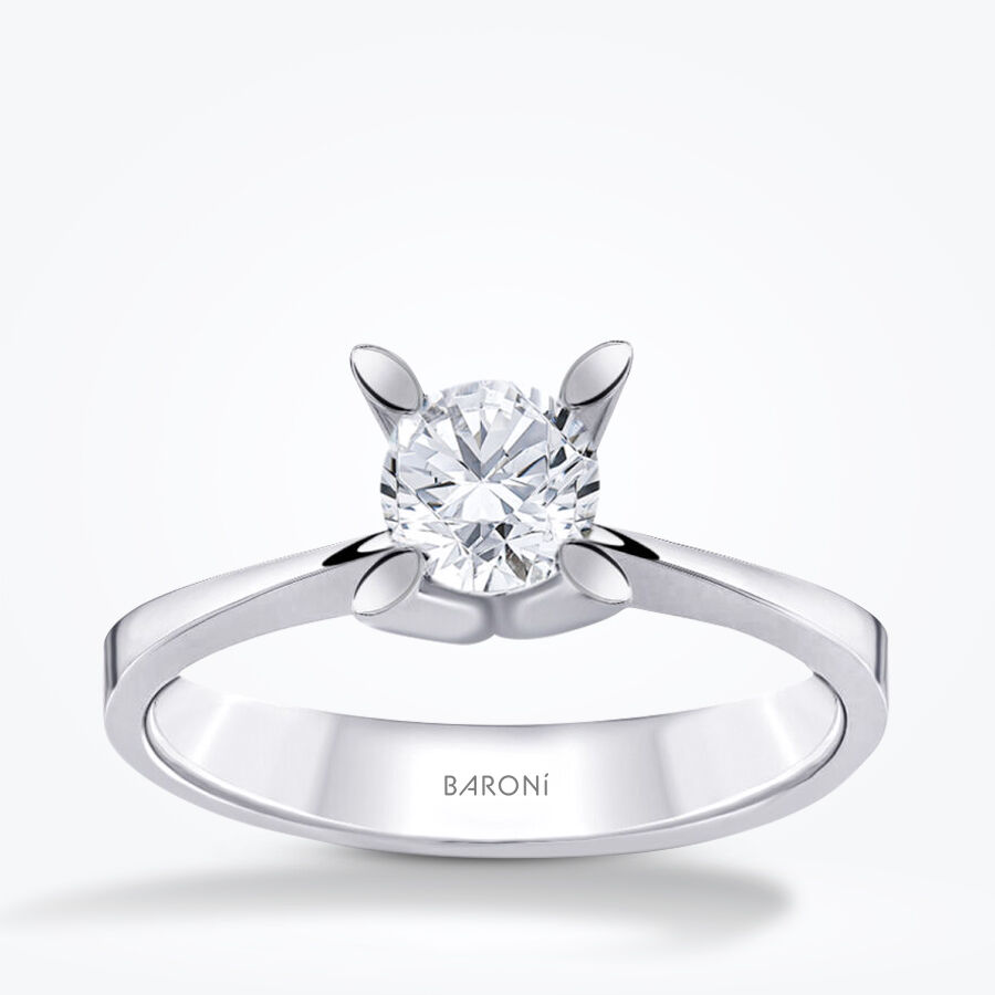 0.45 Karat Pırlanta Tektaş Yüzük - Baroni Diamond
