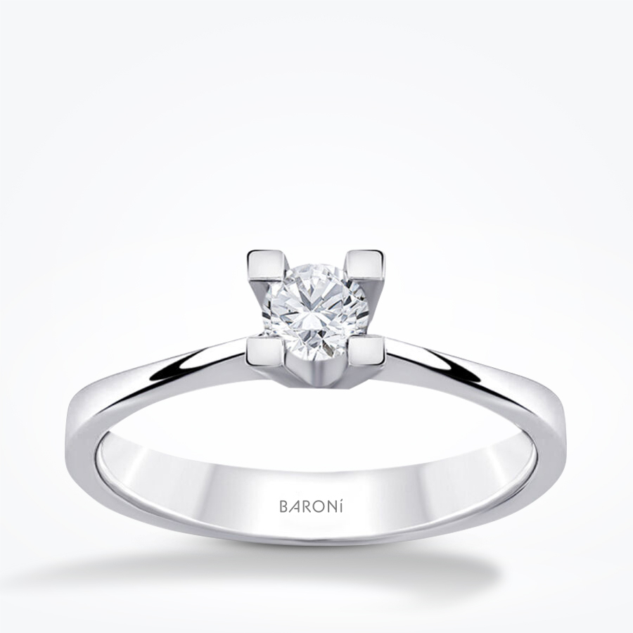 0.45 Karat Pırlanta Tektaş Yüzük - Baroni Diamond