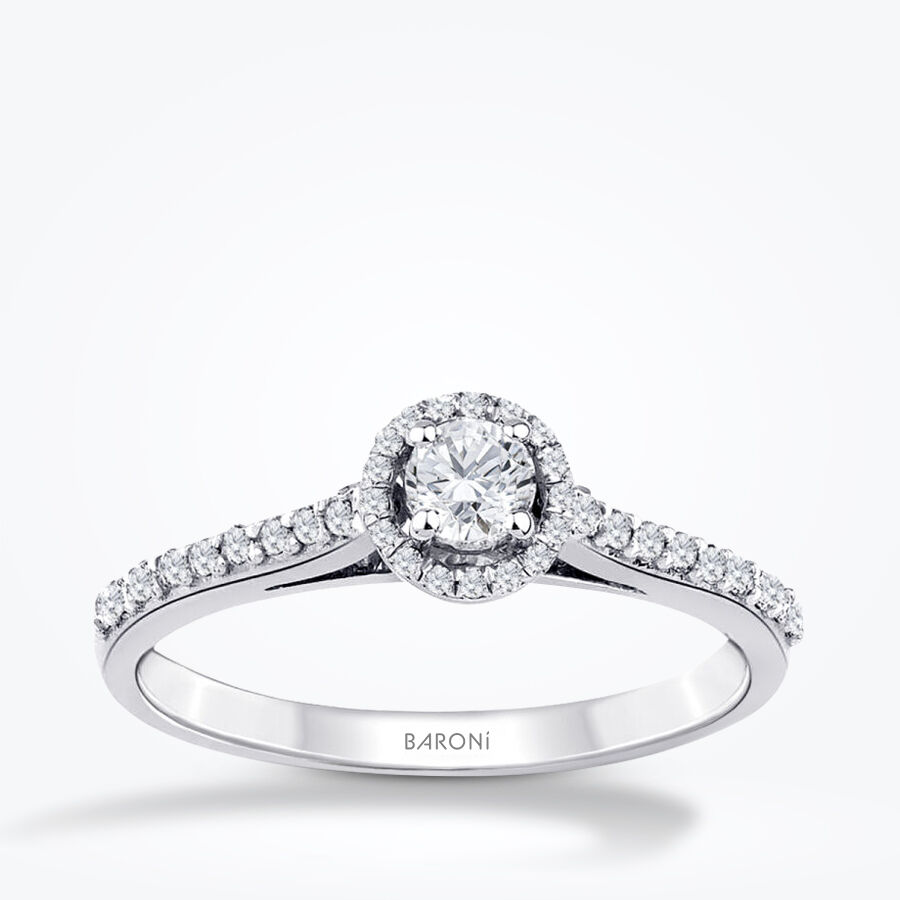 0.45 Karat Pırlanta Tektaş Yüzük - Baroni Diamond