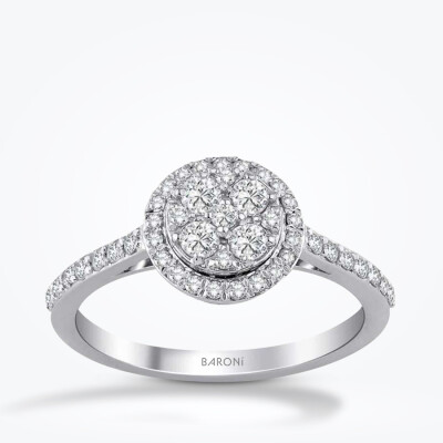 0.45 Karat Pırlanta Trend Yüzük - 1