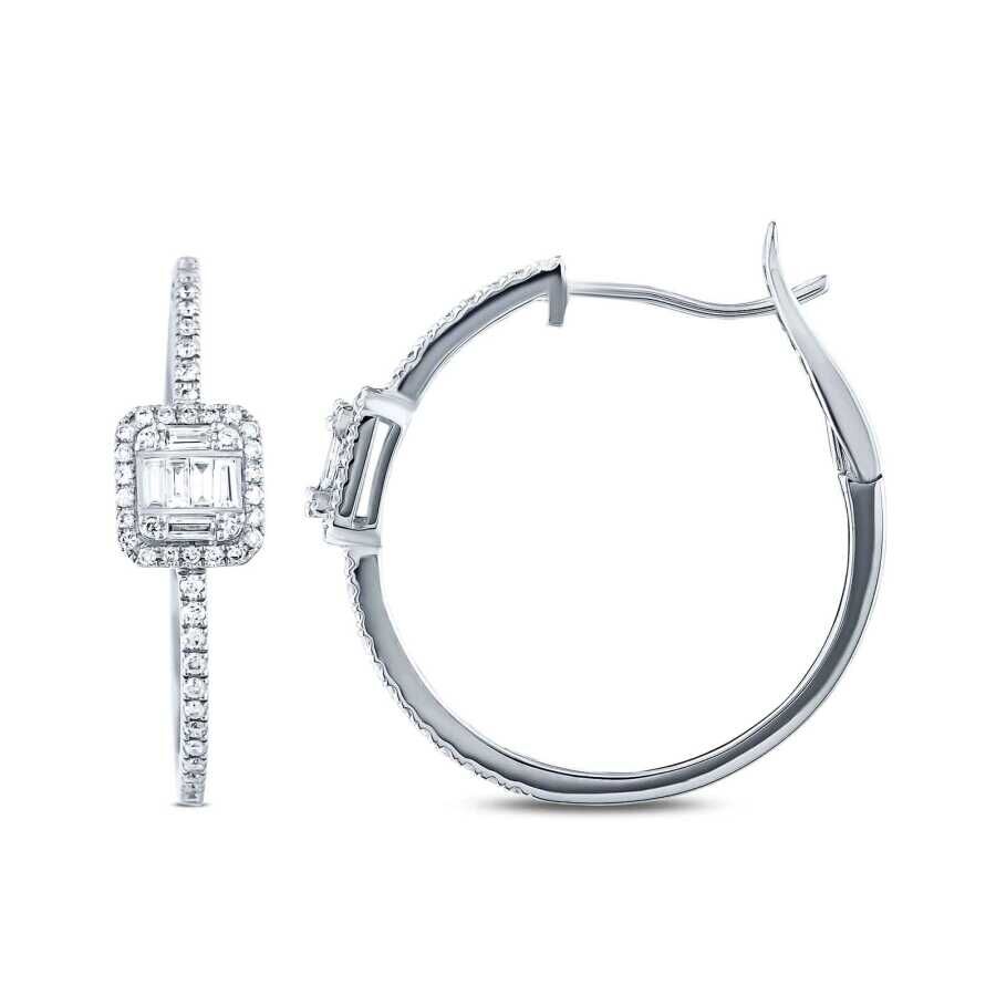 0.46 Karat Pırlanta Halka Küpe - Baroni Diamond