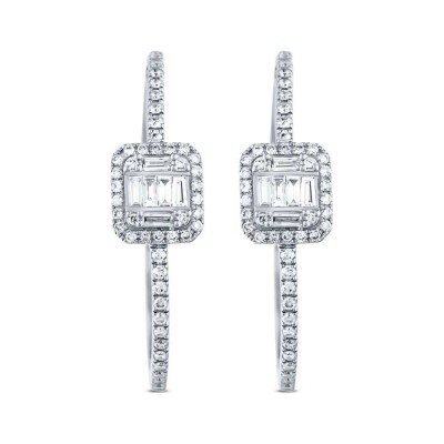 0.46 Karat Pırlanta Halka Küpe - Baroni Diamond (1)