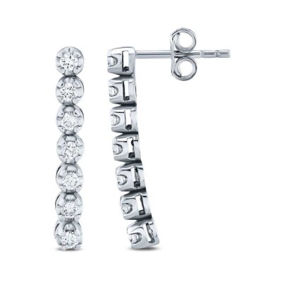 0.47 Karat Pırlanta Trend Küpe - 1