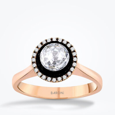 0.48 Karat Pırlanta Elmas Tektaş Yüzük - 1