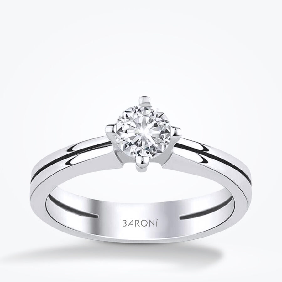 0.48 Karat Pırlanta Tektaş Yüzük - Baroni Diamond