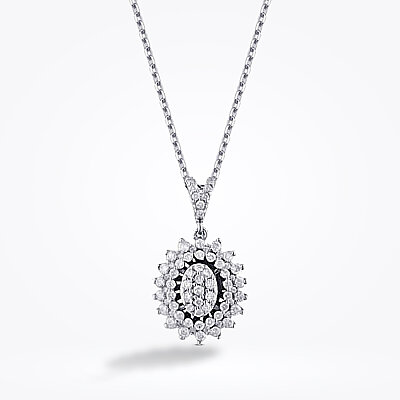 0.49 Karat Pırlanta Trend Kolye - 1