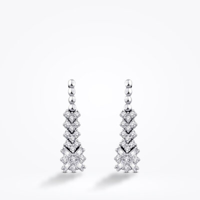 0.50 Karat Pırlanta Baget Küpe - Baroni Diamond (1)