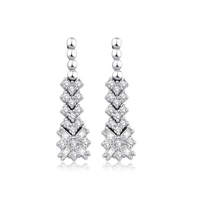 0.50 Karat Pırlanta Baget Küpe - Baroni Diamond (1)