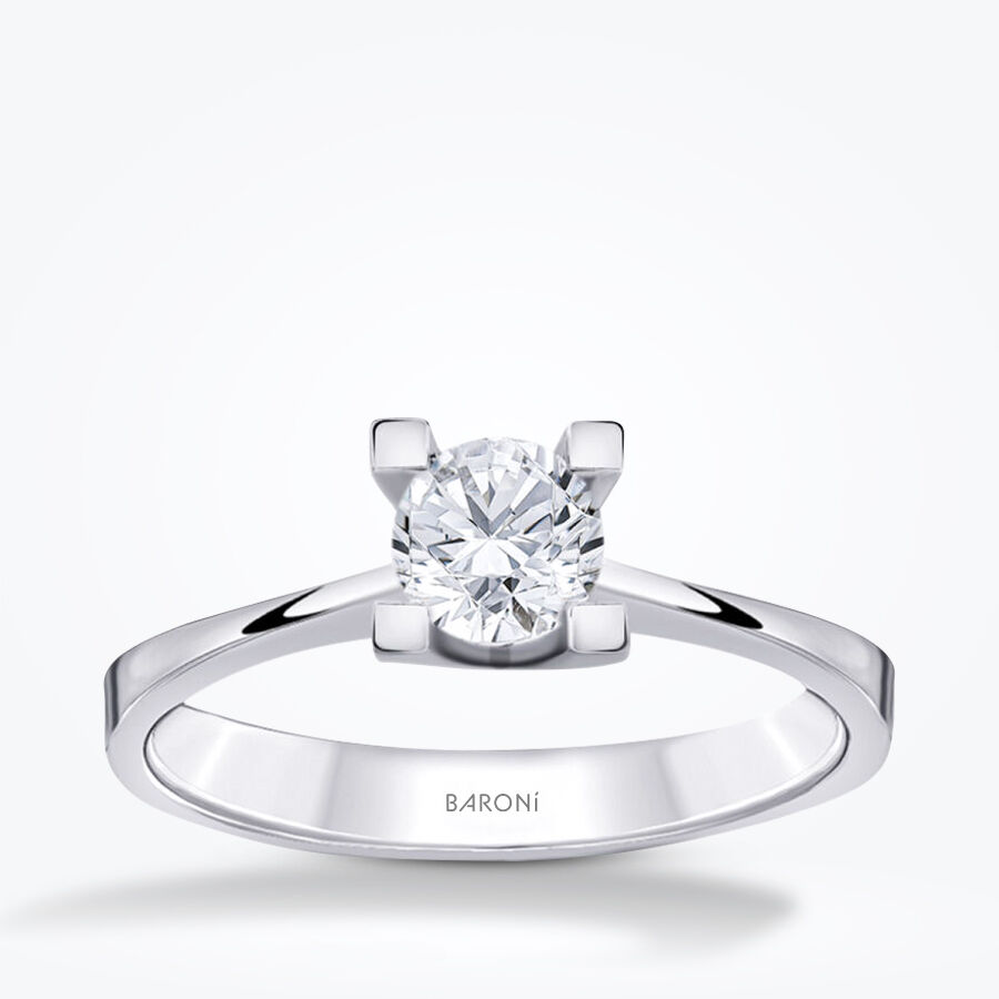 0.50 Karat Pırlanta Tektaş Yüzük - Baroni Diamond